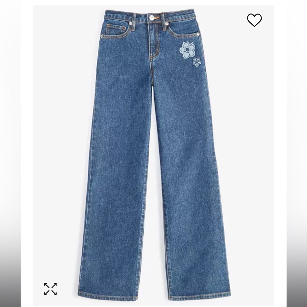 NWT Girls Epic Threads Wide Leg Jeans sz 10